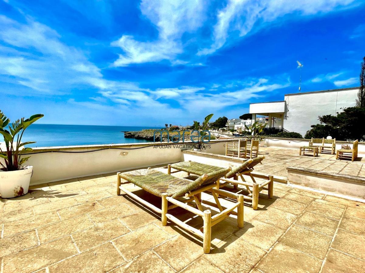 Villa Nauna, Fronte Mare Con Giardino E Terrazzo - Marea Collection Nardò Exteriör bild