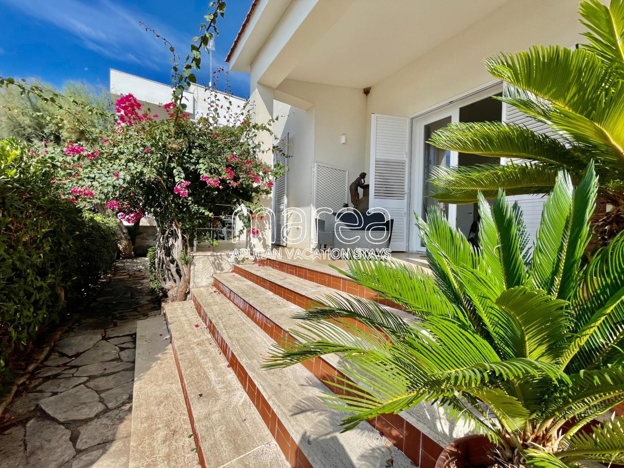 Villa Nauna, Fronte Mare Con Giardino E Terrazzo - Marea Collection Nardò Exteriör bild