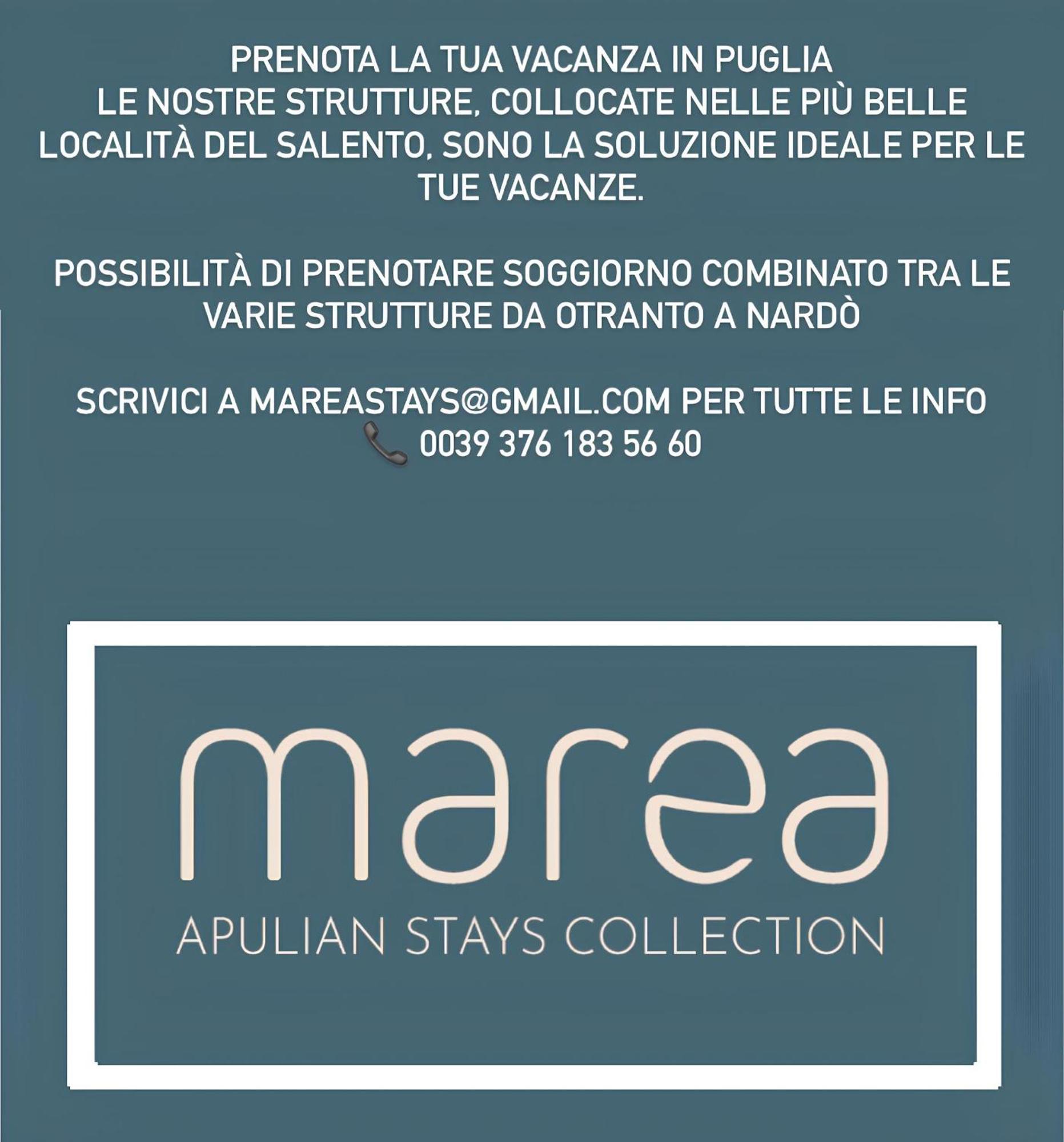 Villa Nauna, Fronte Mare Con Giardino E Terrazzo - Marea Collection Nardò Exteriör bild